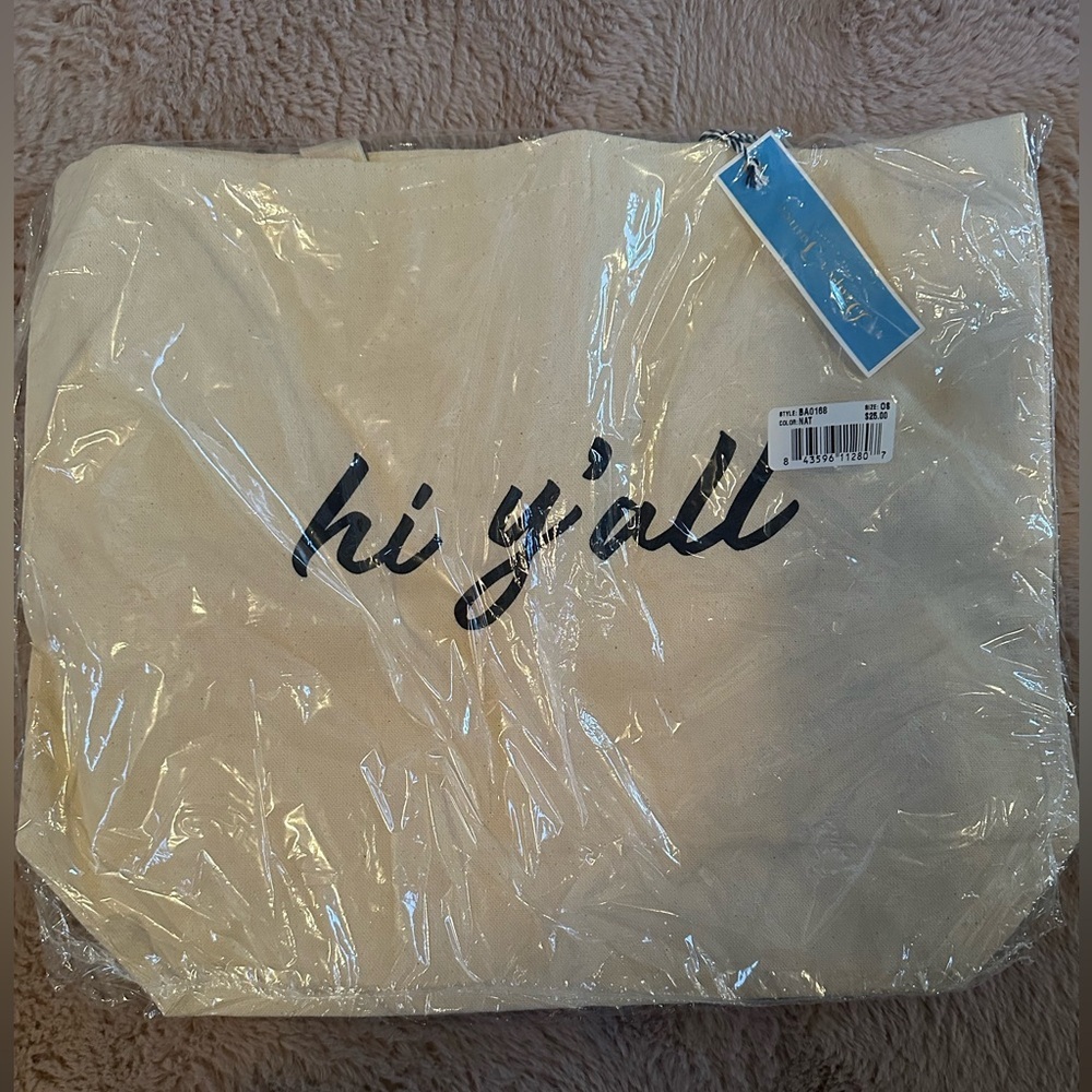 Draper James Canvas Tote Bag